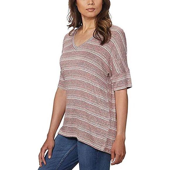 Calvin Klein Womens Short Sleeve Knited Blouse Shirt XX-Large - Picture 2 of 4